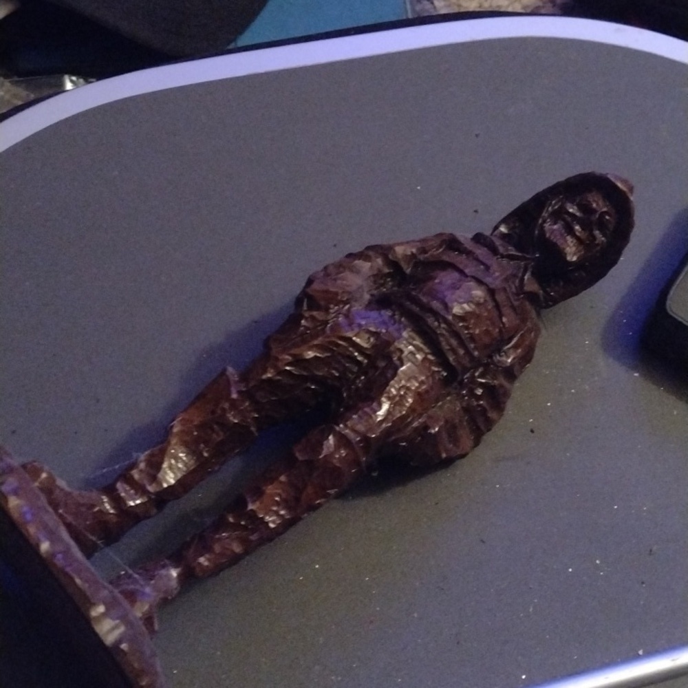 Hand carved wood Figure